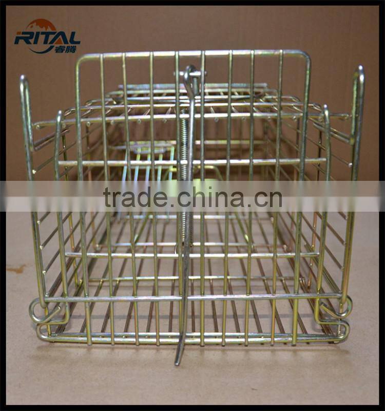 Automatic Metal Mouse Cage Trap/Multi-Catch Mouse Rat Trap