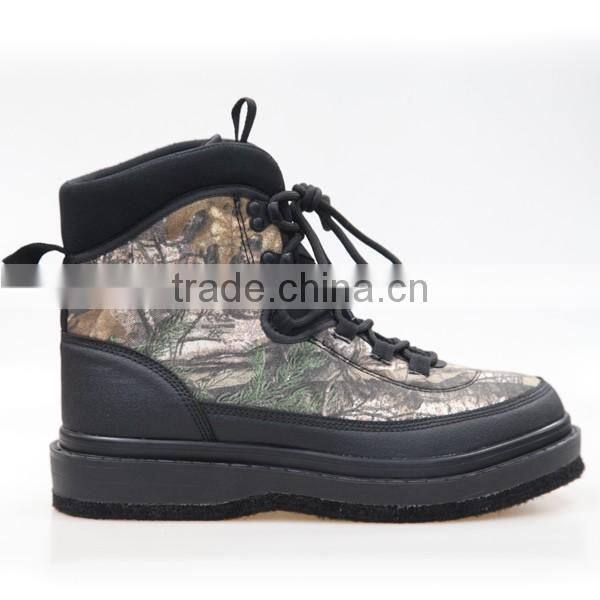 Wholesale Mens Camo Felt Sole Wading Boots
