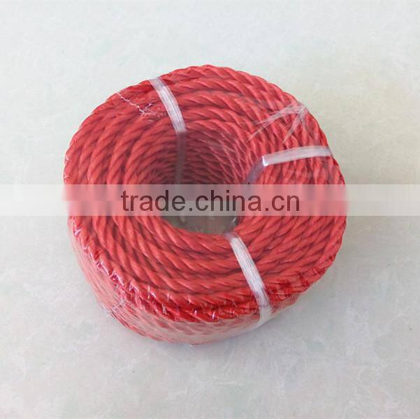 Nylon twisted pe material /polypropylene monofilament rope