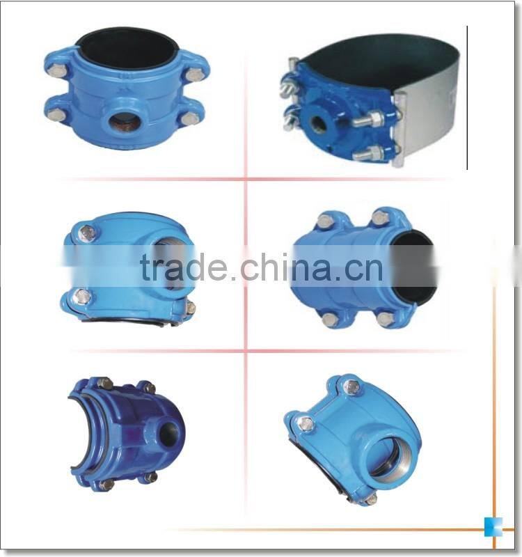 Custom manufacture hot selling industry cast ductile iron wall collar