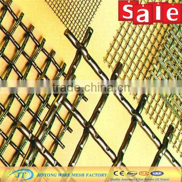 SS stainless steel wire screen mesh Jintong brand crimped wire for garden fence(manufacturer)