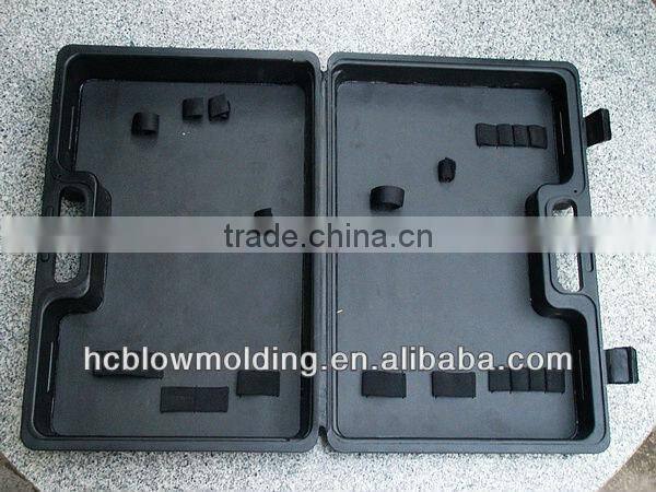 OEM blow molding large plastic gun case Custom plastic tool Case Instrument Case