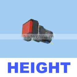 HEIGHT Push Button Switch/instaled light square with high quality