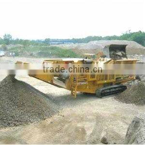 Hot sale mobile crushing and screening plant