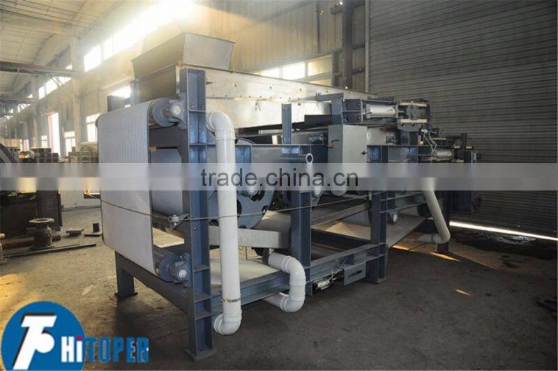 DYX belt filter press as in line water filters equipment,China manufactured food iindustry used filter press of belt type