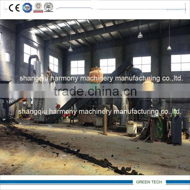 Most advance technology of 20 tons continuous pyrolysis equipment/machinery/plant saving energy