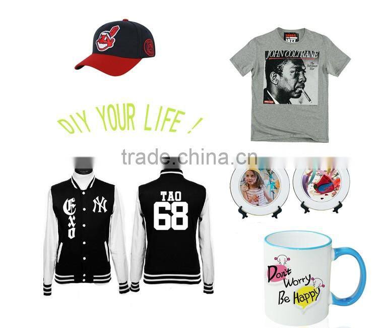 Digital 8IN1 heat transfer printing printer printing press machine for mug shirt plate cap