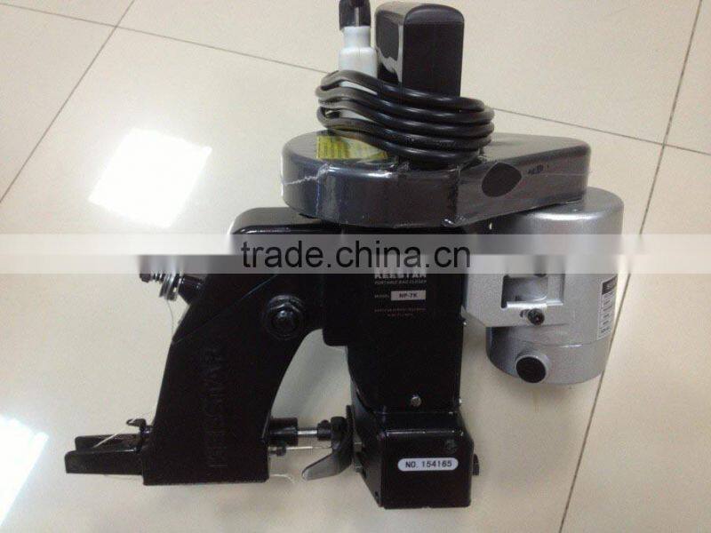 Keestar NP-7K portable bag closer china, chains for bags,np exports