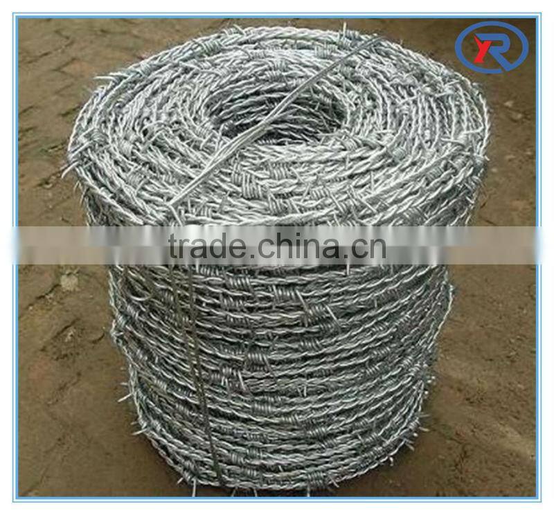 barbed wire mesh fence/zinc coated barbed wire
