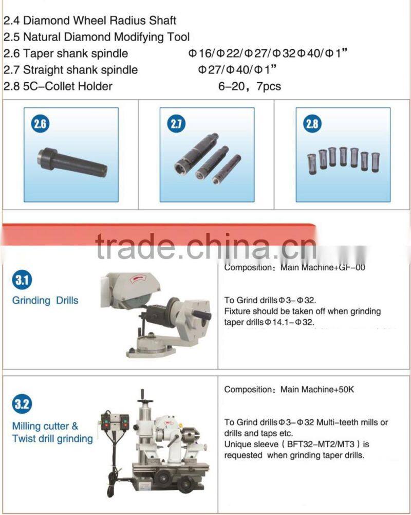 Milling cutter grinding machine GJW125