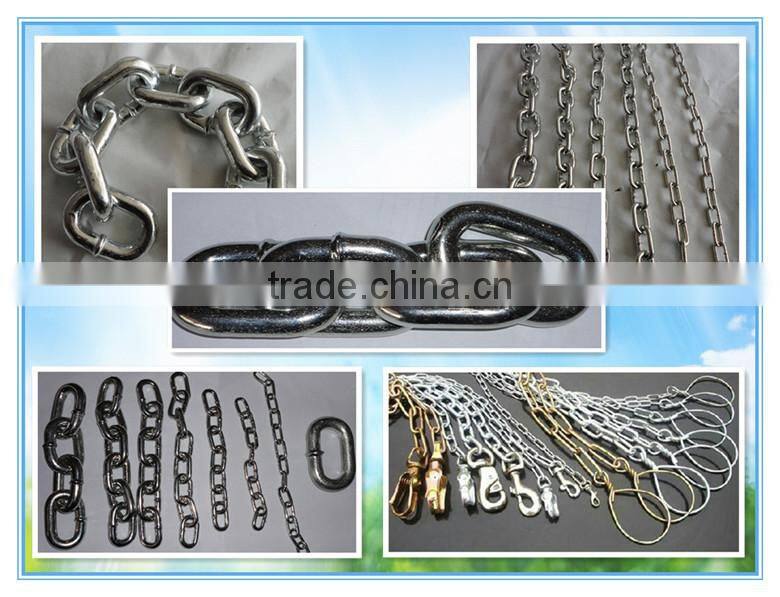 Standard or Nonstandard and Welded Chain Structure link chain