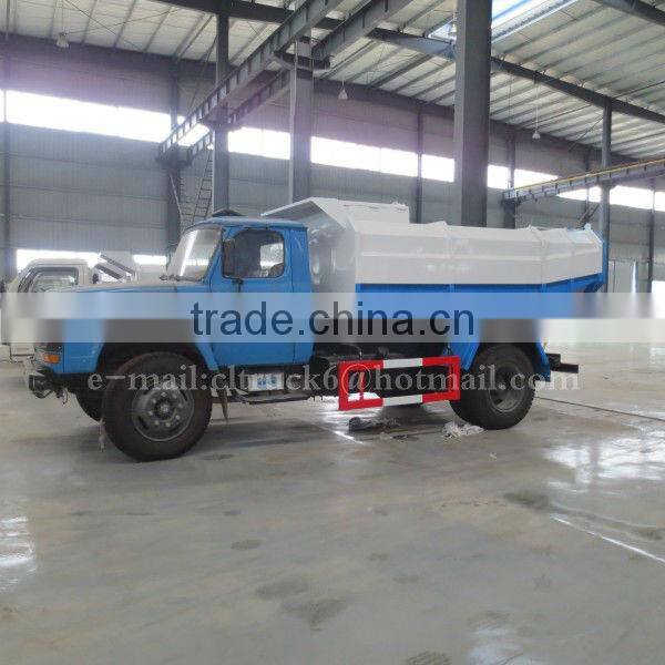 4*2 DONGFENG 140 Side Lift Garbage Truck 10 m3