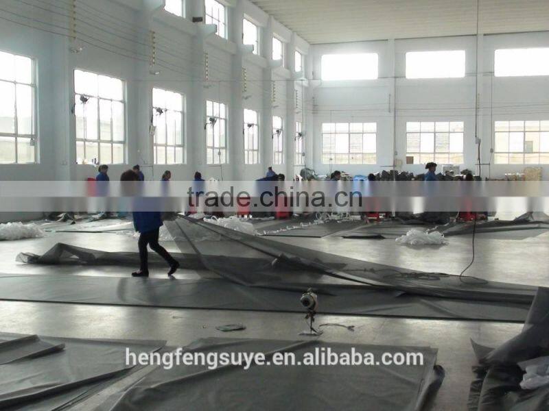 Flame Retardant PVC Dip Mesh Sheet 160GSM 420D/16X15