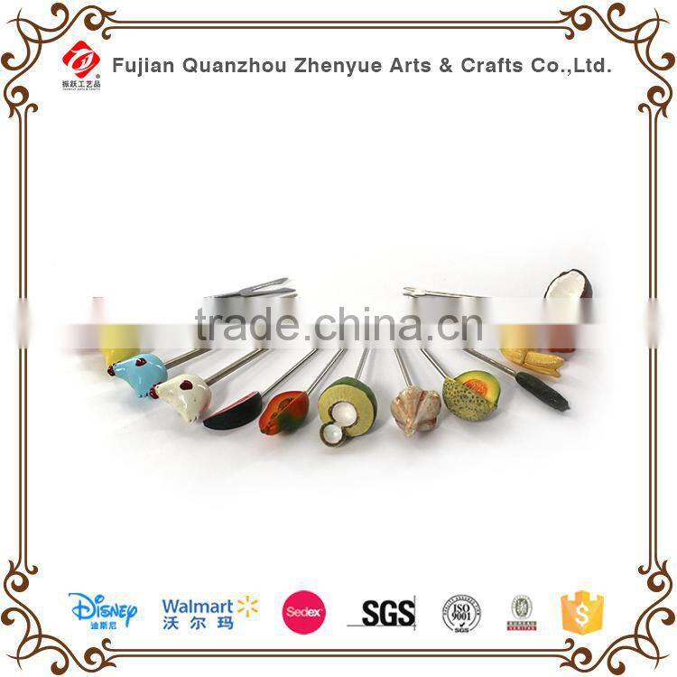 2015 resin lovely fruit fork