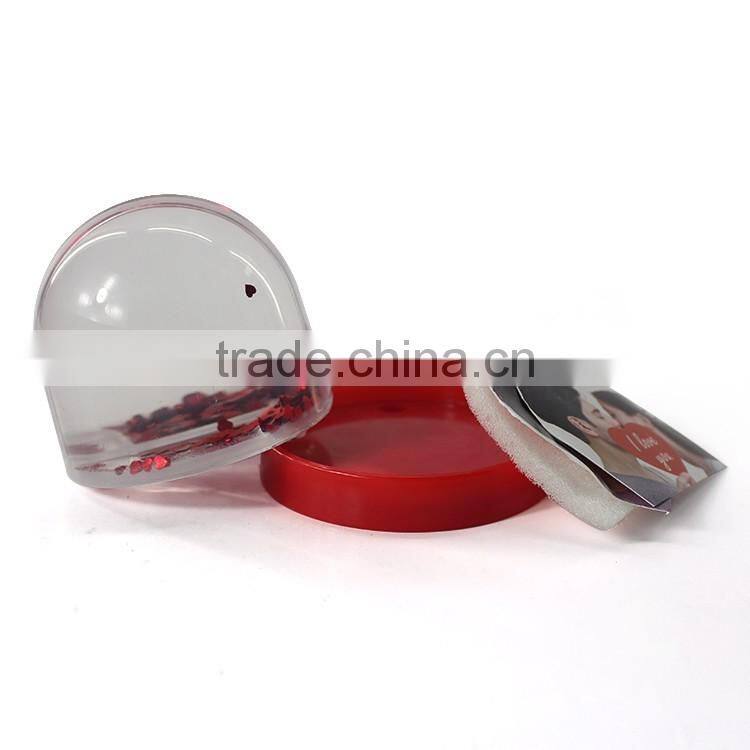 Acrylic simple photo holder snow globe