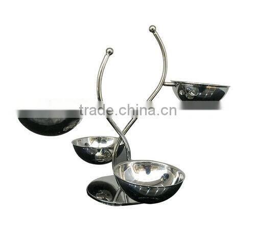 Stainless Steel Candy Nut Stand Serving Bowl Serveware with Handle