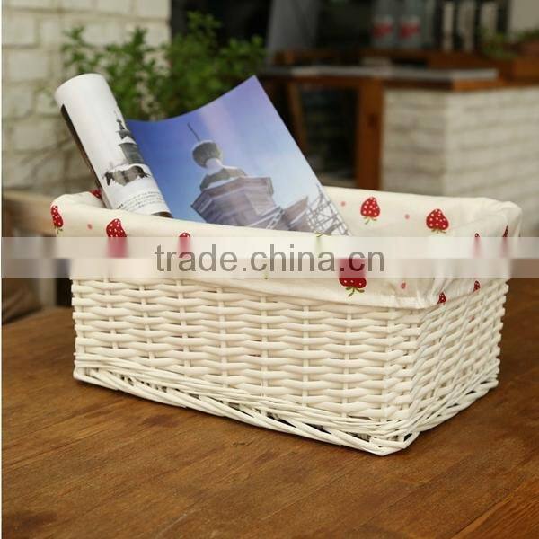 Natural wicker food basket wholesale