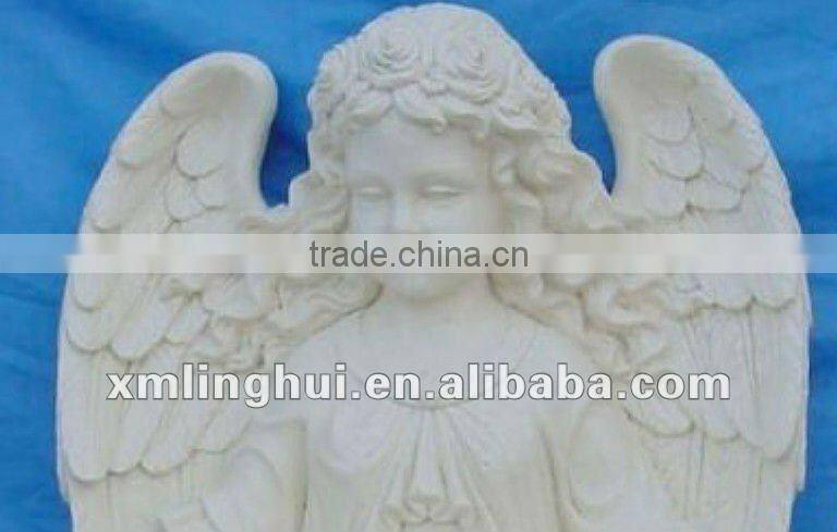 White Wall Angel Flower Pot