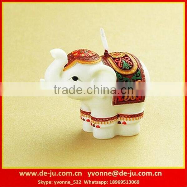 Thailand Elephant Shaped Handmade Clearly Carving Candle Supplies