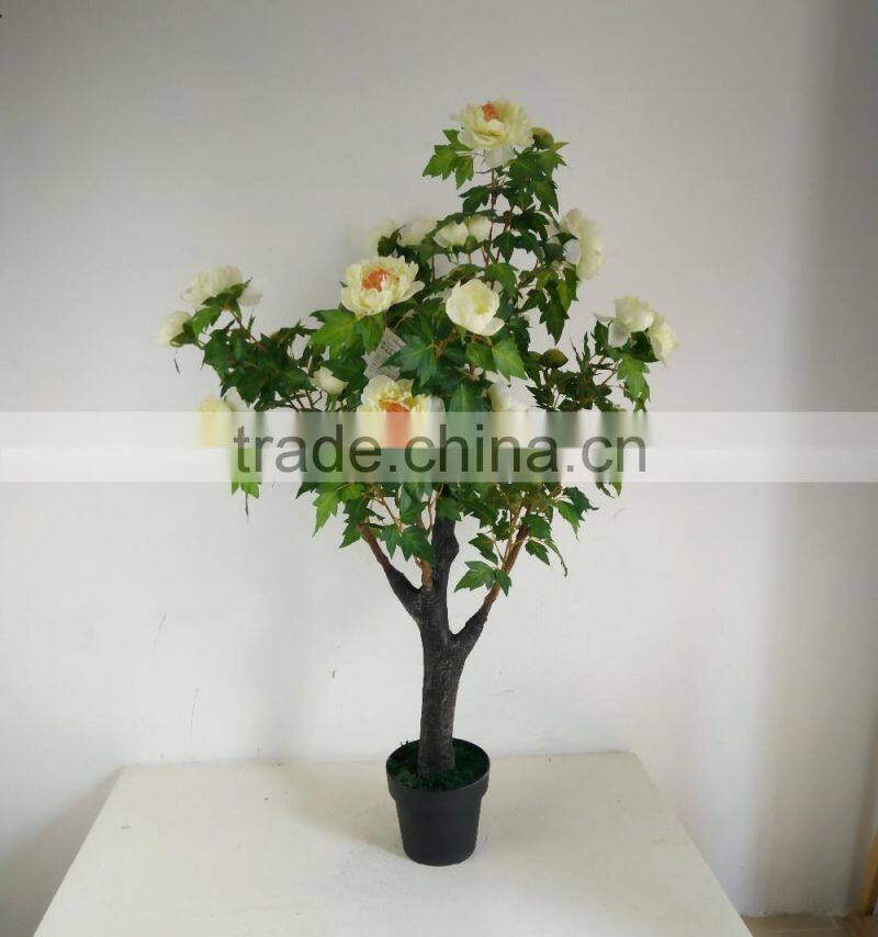 fake arbor peony flower tree artificial peony flower for decoration