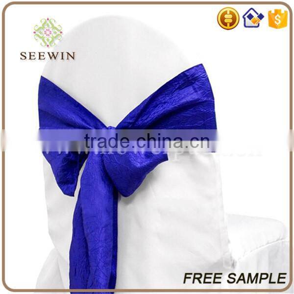 good sale spandex chair sash with satin bow tie