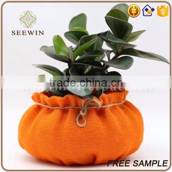 china supplier natural jute plant stand pot cover for flower plant