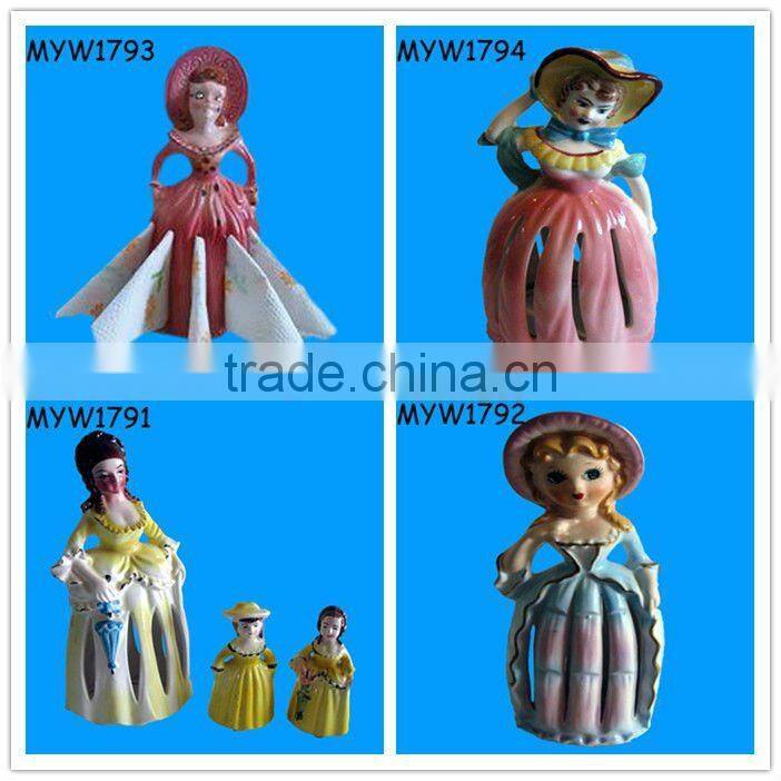 very unique hand shaped prayer restaurant ceramic paper porcelain napkin holder