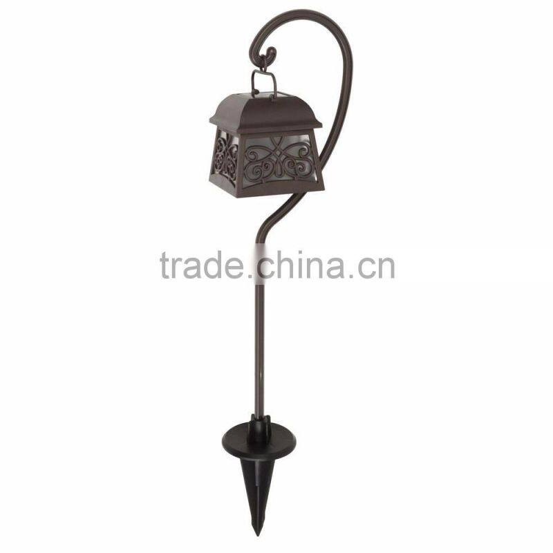 Plastic Hanging Solar Lantern Landscape Decoration Pathway Light