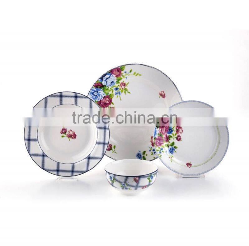 Fine porcelain 12pcs/16pcs/24pcsdinner set ceramics dinnerware