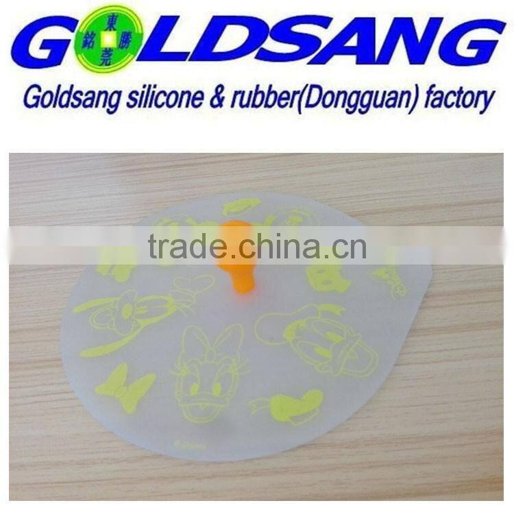 food grade silicone cup lid for mug cup cover
