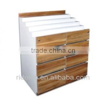 Nail polish organizer case display with cabinet wholesale products for manicure wholesale art supplies TKN-D51219H & TKN-51219