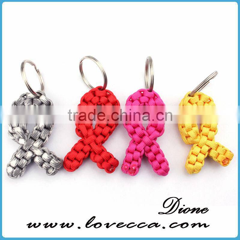 Fashion survival knot bracelet paracord for key chain