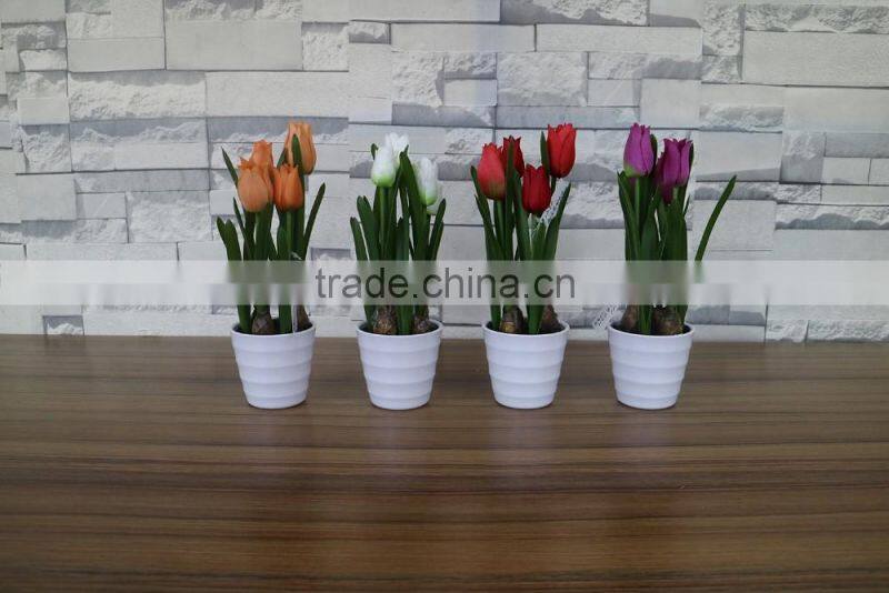 Artificial colourful flower bonsai for home and commercial decoation