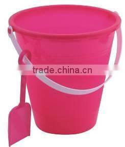 Plastic beach toy, beach bucket set and spades
