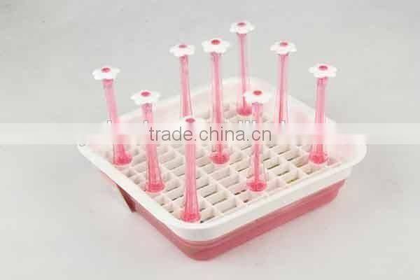 Square shaped plastic cup holder