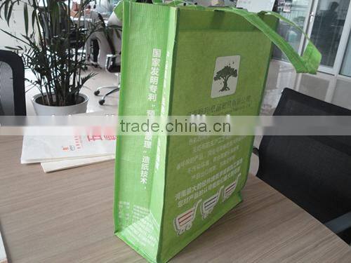 Logo Printed Customer Design Color Paper Bag of Kraft Paper with Handles