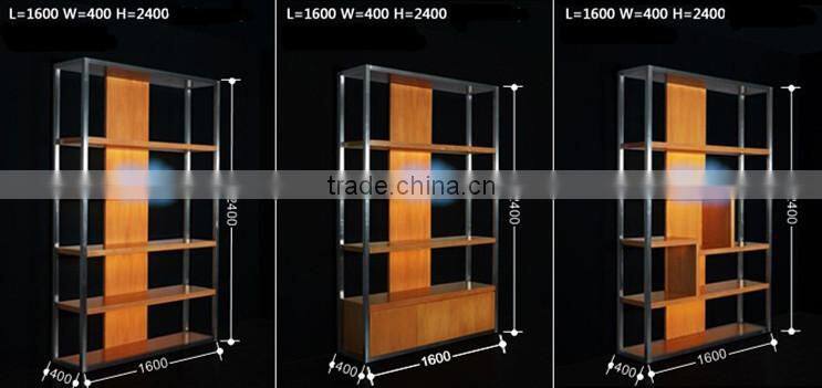 Wood Wall Display Stand for Bag Store