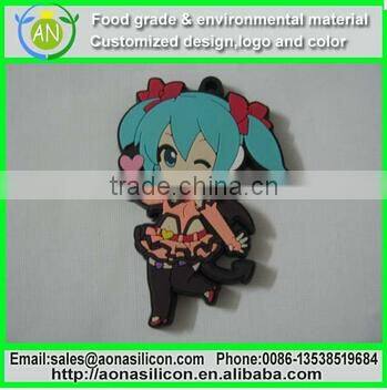 rabbit head silicone figure toy with suction