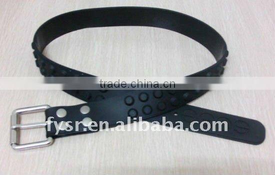 fashion colorful Golf silicone belt with dots