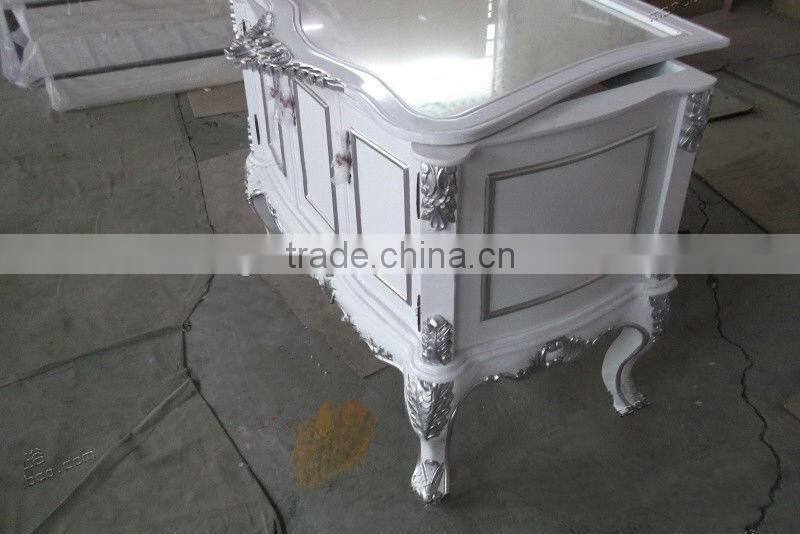 Bisini French Bathroom Mirror Cabinet With Side Cabinet,Bathroom Vanity Cabinet;Bathroom Furniture;(BF08-4047)