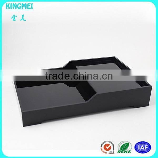 Kingmei OEM Thickened rectangle tabletop acrylic towel tray