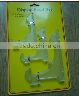 plastic display plate stand display plate holder/plate easel