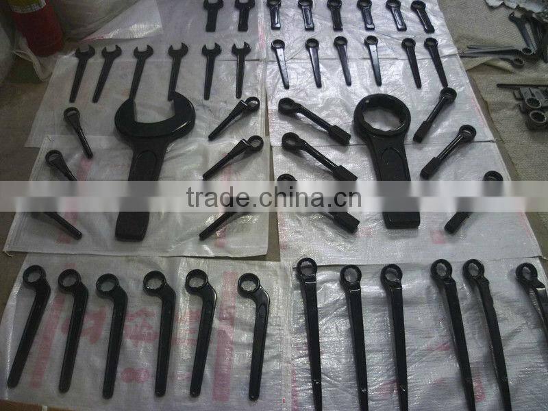 High Quality Special 45#steel wrench striking bent box wrench