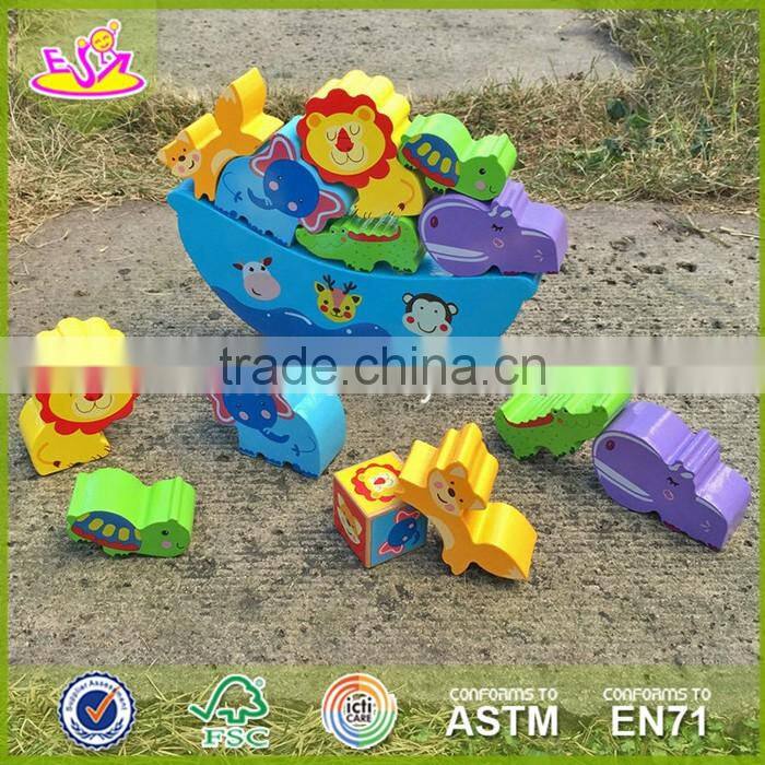 Wholesale most popular wooden balance game toy interesting kids wooden balance game toy W11F010