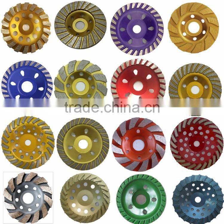 150 mm turbo row diamond grinding disc cup wheel for concrete floor 6" cutting tools for stone abrasive polishing grinder