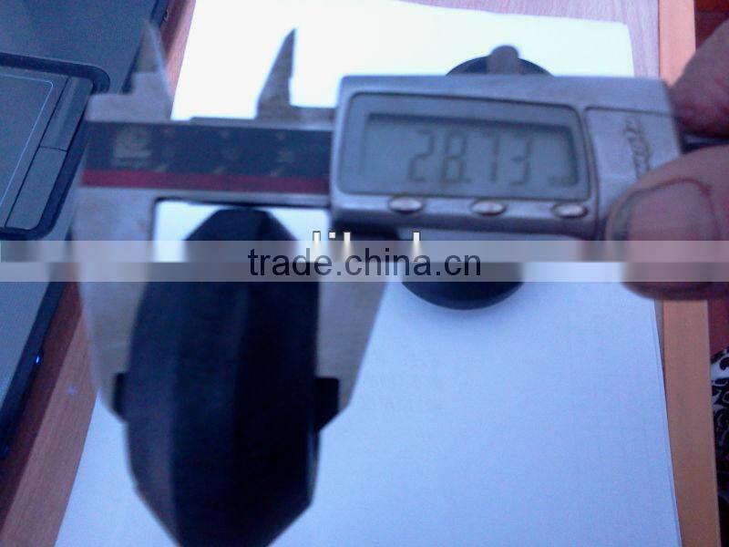 gate or window black nylon wheels with 6+GF30%