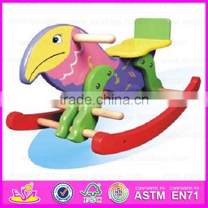 2015 Good quality wooden kids rocking horse,Funny wooden hobby rocking horse toy,Rocking horse toy funny baby plush toy W16D014