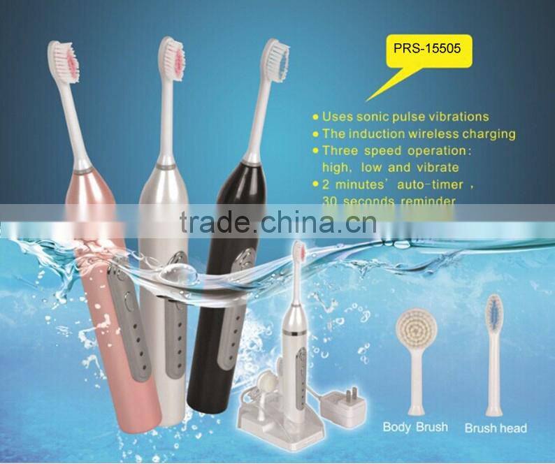 FACTORY DERECT SALE !!!2015 USA AND EU CANADA NEW FASIONABLE GOOD QUALITY ELECTRIC TOOTHBRUSH WITH WIRELESS CHARGING
