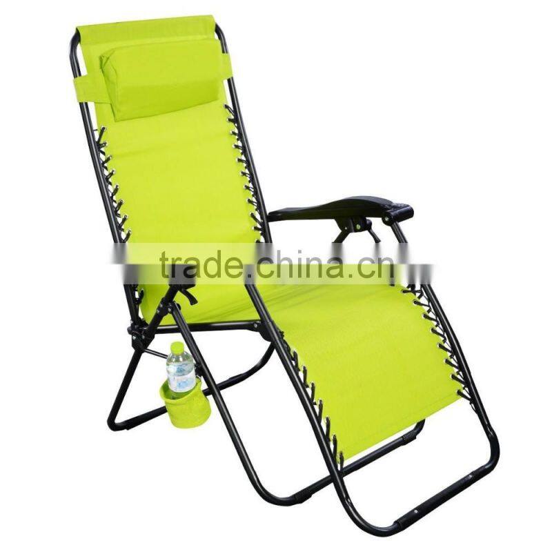 Best Price Teslin Zero Gravity Folding Chair for Leisure with Cup Holder