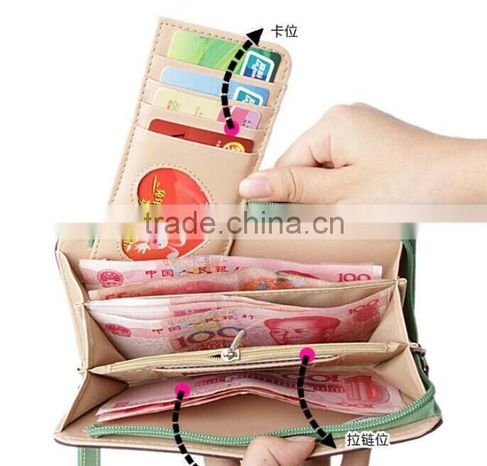 Leather Handle Wallet Case for Lady